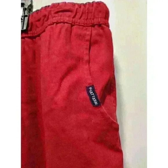 Phat Farm Men's 5XL Y2K Red /Burgundy Stretch Jogger Pristine condition - Picture 4 of 10